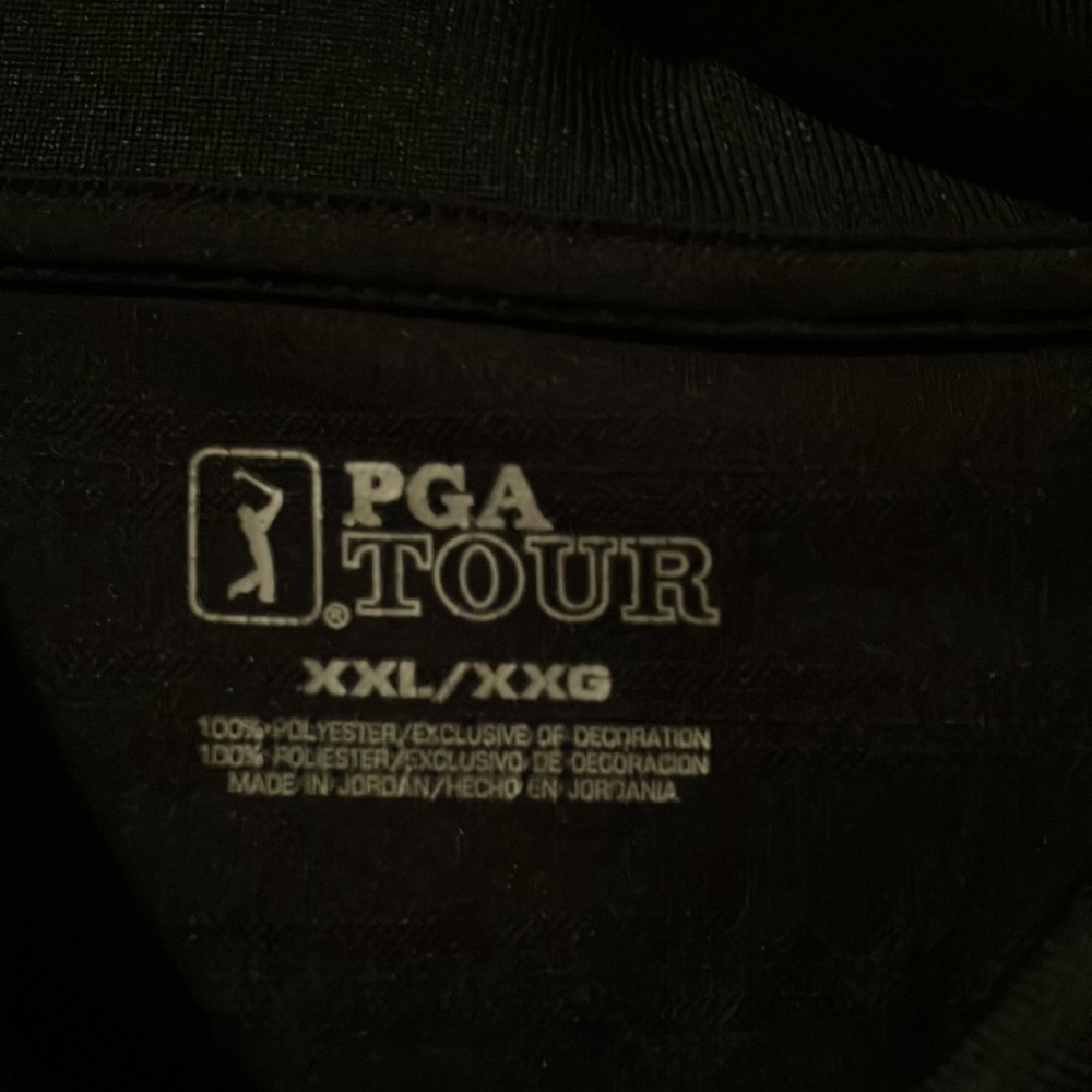 7 s/s shirts 2 Golf shirt PGA Tour in Black & Blue is Nike Dri. 2 Arrow, Docker. - Picture 6 of 9